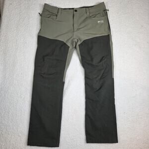 King's Camo Men's Xkg Field Pant Size 38 X 31 Hiking Pants Gray Olive Green